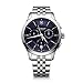 Produktbild Victorinox Herren-Uhr Alliance Chronograph, Herren-Armbanduhr, analog, Quarz, Wasserdicht, Gehäuse-Ø 44 mm, Armband 21 mm, 168 g, Silber/Blau