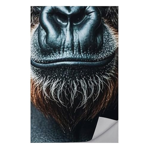 FHESDCW A Gorilla Towel Quick Dry Ice Towels for Hot Weather Breathable Camping Towels Sweat Super Absorbent Bathroom Towel for Gym Yoga Pilates Exercise