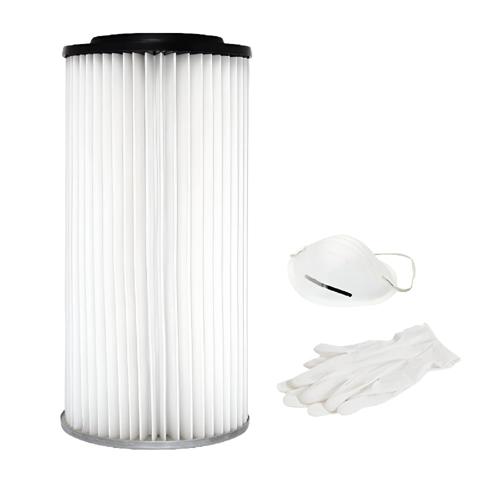 Cartuccia filtro CM831 per aspirapolvere centralizzato Tubò modelli M05/2, M05/3, M05/4, filtro lavabile originale Aertecnica