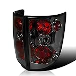 SPEC-D TUNING Tail Lights Brake Lamps Smoke Lens Compatible with 2005-2010 Honda Ridgeline Left + Right Pair Assembly