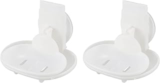 LOLPALONE 2 x Jabonera doble fuerte jabonera jabonera para ducha ()