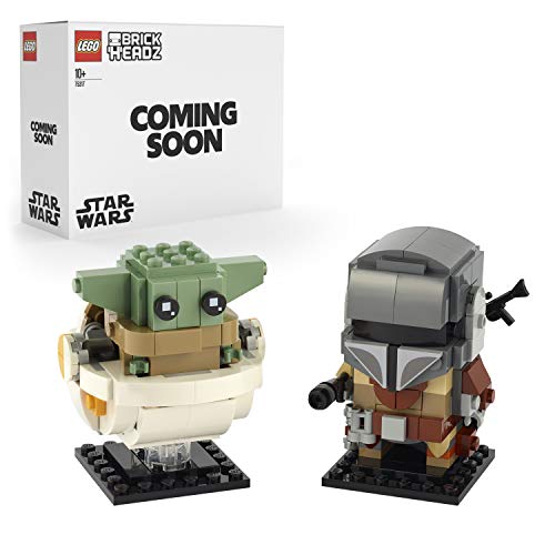 LEGO Star Wars BrickHeadz - El Mandaloriano y El Niño, Set de Construcción con los Personajes de Mandalorian, incluye a Baby yoda, Juguete del Universo Star Wars (75317)