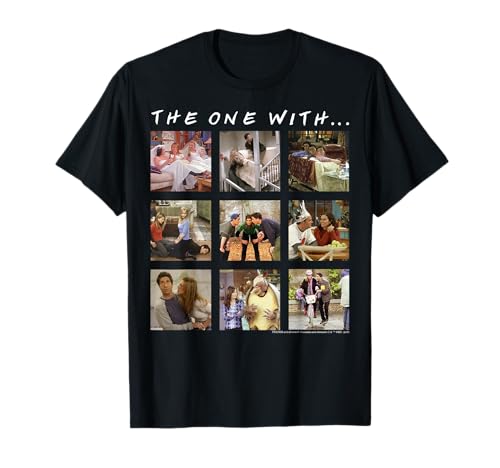 Friends Group Shot The One with Character Panels T-Shirt