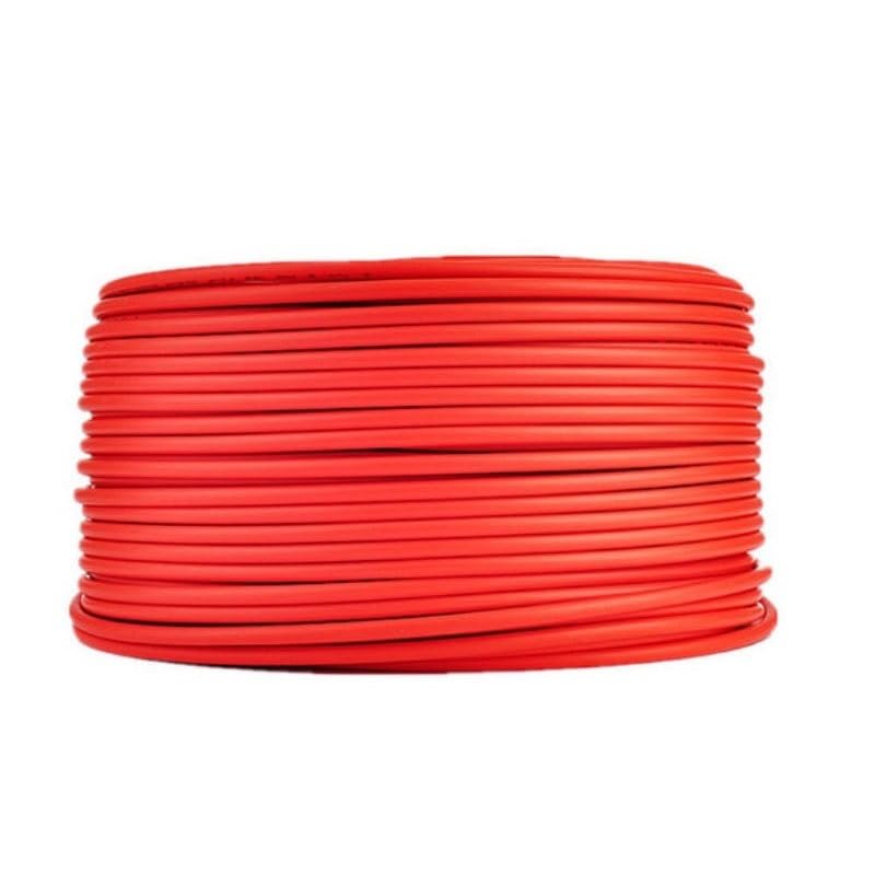Cables de conexión solar eléctricos aislados para panel solar que conecta el cable solar fotovoltaico 8AWG 10AWG 12AWG 14AWG 2.5mm2 4mm2 6mm2 (cable rojo, 5 metros, 8 AWG -10mm2)