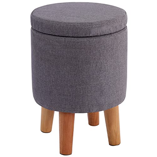 Ottoman de rangement rond : optimisez vos petits espaces avec style - 2