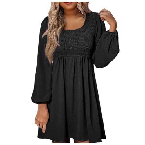 Robe décontractée smockée solution silhouette élancée et liberté de mouvement