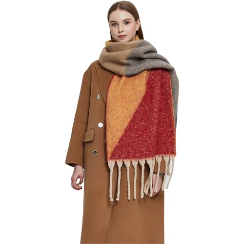 Premillow Scarf for Women - Winter Long Scarf Warm and Fashion, Shawls and Wraps for Evening Dresses Pashmina Large Blanket Scarf