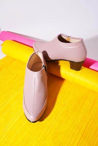 Image of TRYME and Stylish Stunning Block Heel Extra Cushion Inner Sole Boots with Zip Look for Womens and Girls