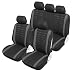 Upgrade4cars Fundas Asientos Coche Universales Negro Gris para Delanteros y Traseros |...
