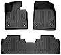 MAXLINER Custom Fit Floor Mats 2 Row Liner Set Black Compatible with 2016-2022 Lexus RX (All Models) / 2018-2022 RXL (All Models)