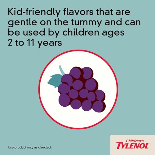 Children's Tylenol Chewables, 160 mg Acetaminophen, Grape, 24 ct - image 6