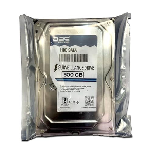 Image of D25 500GB Hard Disk for Dahua (XVR7208A-4K-I3) 8 Channel HD DVR | 500 GB Hard-Disk for Dahua 8 Channel CCTV Camera DVR | 500GB Surveillance Hard Drive