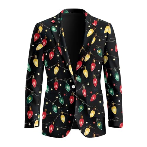 Men's Casual Blazer One Button Sport Coats with Pockets Lightweight Slim Fit Suit Jacket Business Blazer Plus Size4