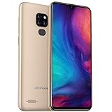 4G téléphone Portable debloqué (2019), Ulefone Note 7P, Écran 6.1 Waterdrop, Smartphone Android 9.0 Dual SIM, MTK6761 2.0 GHz RAM à 32 Go, ROM 32 Go, Triple caméra arrière, OTG, GPS, FM - Or