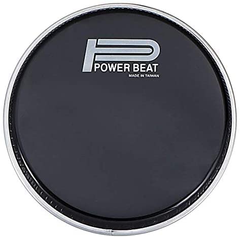 Power Beat Peau de tambour pour Darbuka Doumbek Noir 22,2 cm