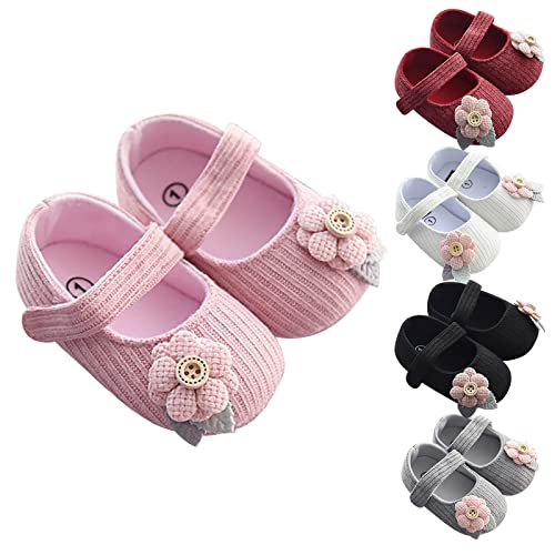 Infant Kids Baby Girls Cute Flower Soft Bottom First Walking Shoes Knitted Socks Shoes 2025 Trendy3