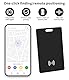 Smartcard Tracker, Smart Bluetooth Air Tag Card Kompatibel mit Apple Wo ist? APP (iOS NUR, Android Not Supported), Item Finder für Reisekoffer/Geldbeutel/Koffer/Taschen und mehr