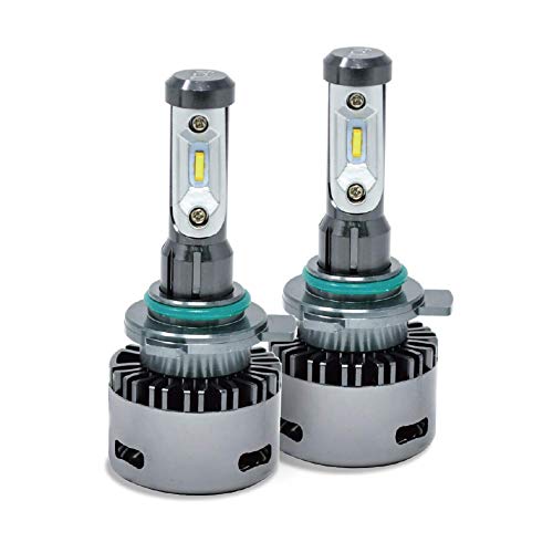 fcl. HIR2 LEDヘッドライト フォグランプ バルブ ホワイト 純白色 6000K 4800lm ファン付き 車検対応 12V 車専用 左右分2個入り