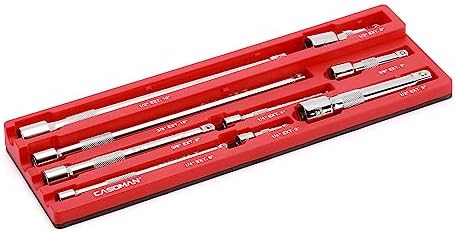 CASOMAN 9Piece Magnetic Extension Bar Holder, Durable ABS & Powerful Magnets Design, Hold Up to 9 Extension Bars