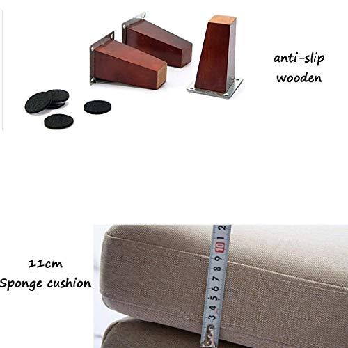 Banc à chaussures en bois carré tabouret repose-pieds pour couloir