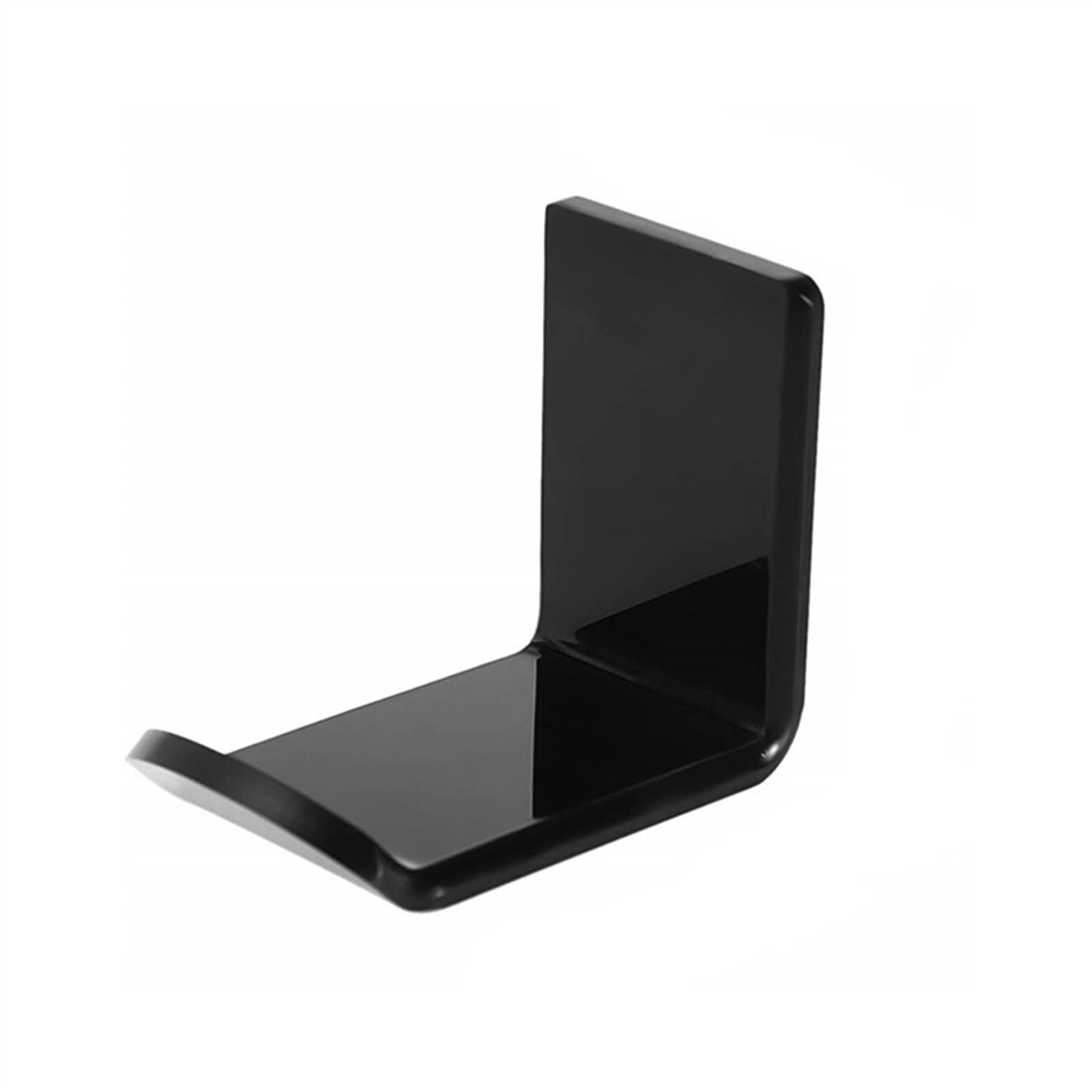 shangguanyun456 Headphone Stand Headphone Stand, Earphone Clamp Sticky Headset Hanger - Adhesive Holder Hook Mount, Clip Under Desk(Black)