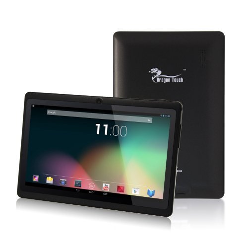 Dragon Touch 7'' inch Black Dual Core Y88 Google Android 4.3 Tablet PC, Dual Camera, HD 1024x600, Google Play Pre-load, HDMI, 3D Game Supported (enhanced version of A13) [By TabletExpress]