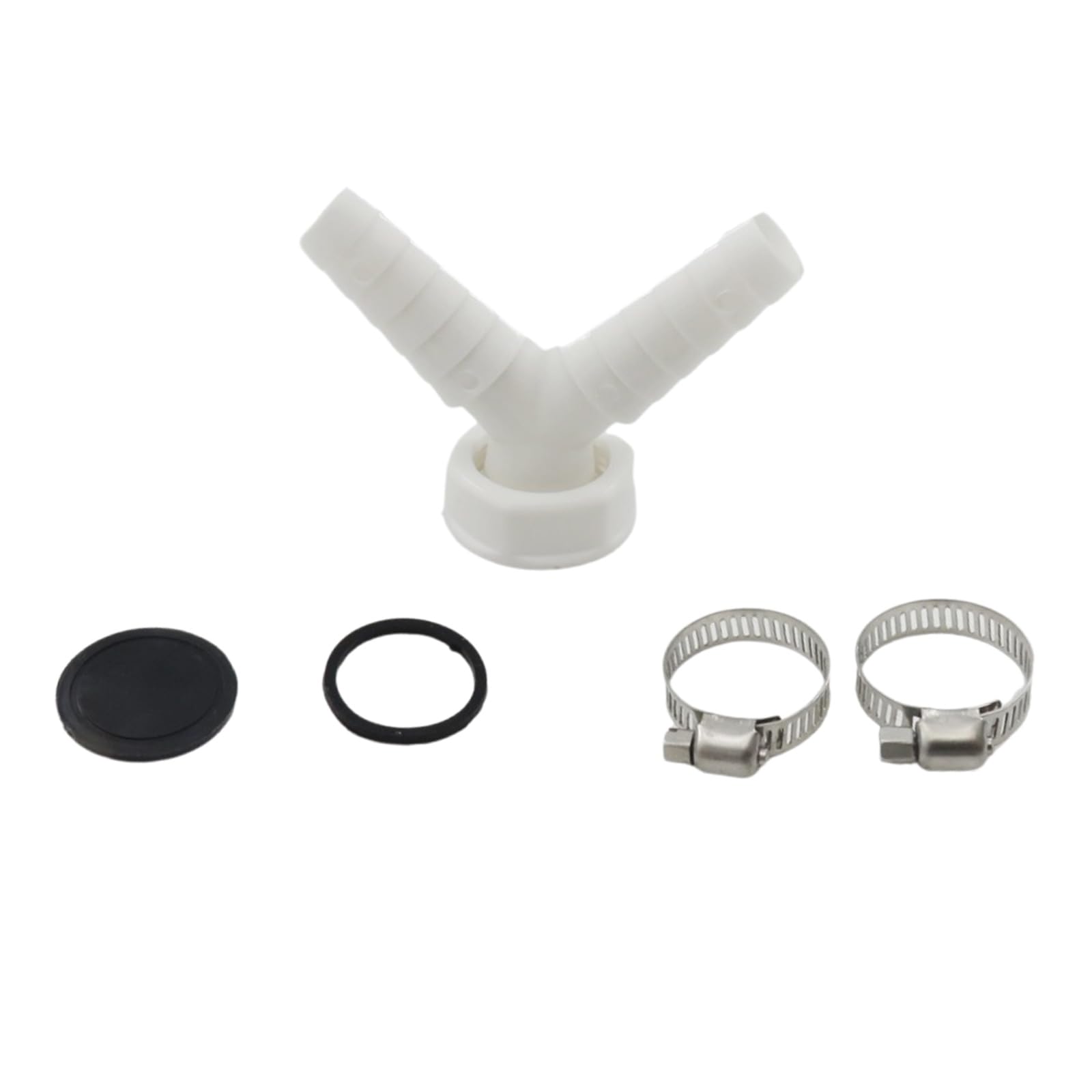 Kalttoy 1 Inch Connector Connection Leakproof Drainage Adapter, Splitter Fitting For Dishwashers & Washing Machine Hoses Washing Machine Drain Pipe Connector