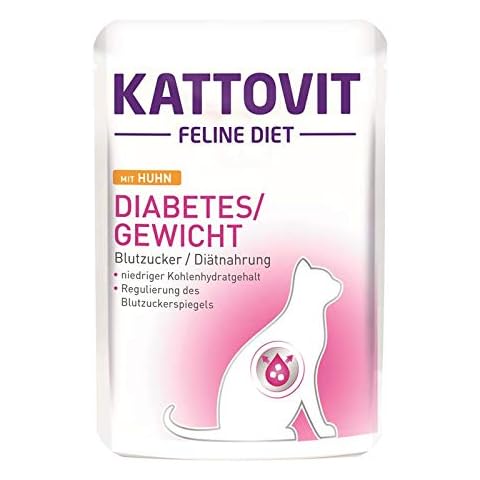 Finnern KATTOVIT Diabetes/Gewicht Huhn | 24x 85g Katzenfutter nass Cover