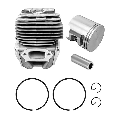 Qnbes 51mm Cylinder Assembly with Piston Fit for Husqvarna Power Cutter Saw K770 K760 II K760 Active II Replace 581476102 581476103 Cover