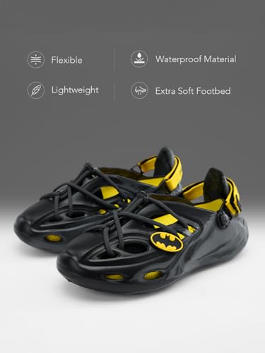 Image of The Souled Store Hydros: Men Clogs | Lightweight EVA Slip-on Sandals for Men with Adjustable Velcro Strap, Removable Laces & Detachable Naruto Silicone Charms