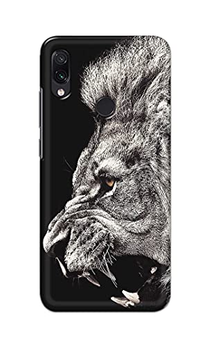 Image of Roaring Lion Hard Back Case Cover for Redmi Note 7 / Redmi Note 7 Pro /Redmi Note 7S Back Cover -(J5) VNS2225