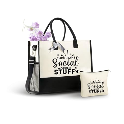 Bolsa Tote de Lona para Trabajador Social miniatura 1
