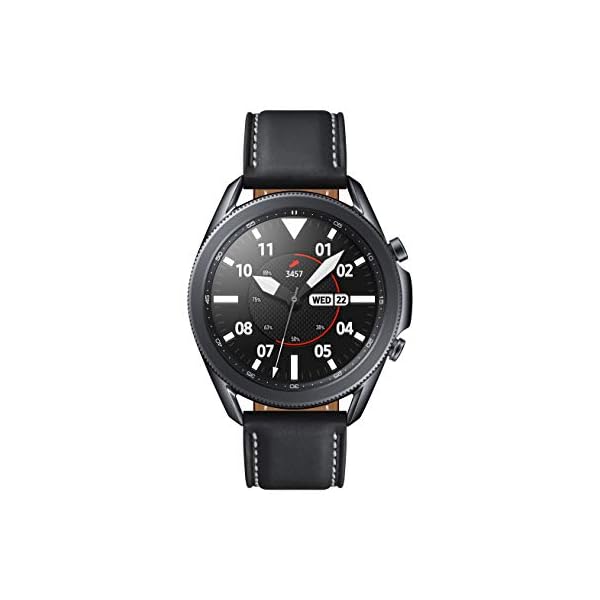 SAMSUNG Galaxy Watch 3 (45mm, GPS, Bluetooth) Smart Watch with Advanced Health Monitoring, Fitness Tracking, and Long lasting Battery - Mystic Black (US Version)
