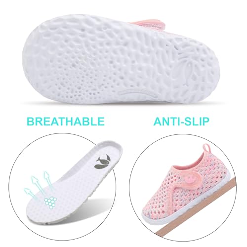 Image of FEETCITY Boys Girls Water Shoes Kids Aqua Socks Quick Dry Barefoot for Beach Swimming Pool