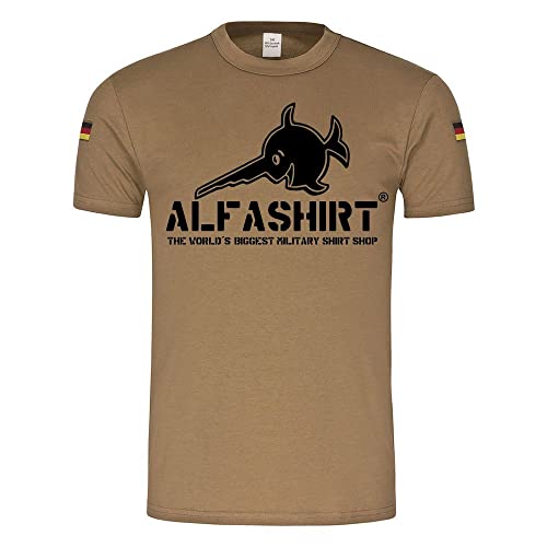 T-shirt Tropen Bundeswehr avec insigne poisson-épée Copytec #21647 vert S
