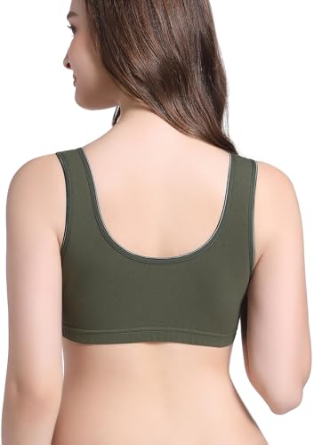 Image of CAKYE 4 Pack Nursing Bras for Breastfeeding Maternity Cotton Sleep Bralette