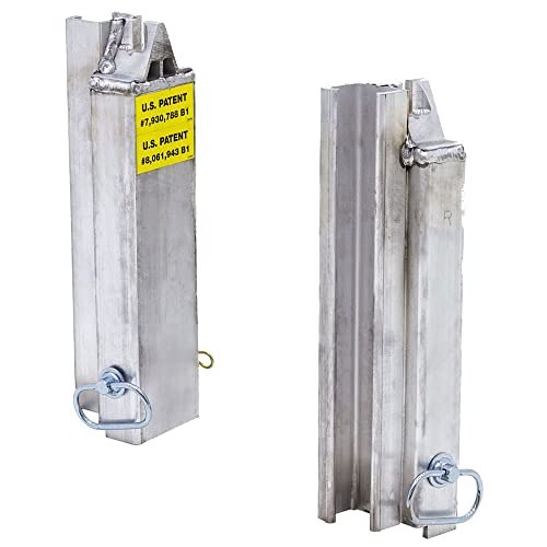 HD Ramps Load Leveler Stake Pocket Stakes 4-1/8" L x 4-1/8" W x 16-1/4" H, Pair sold by Discount Ramps Amazon