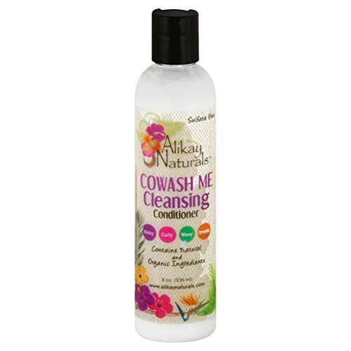 Alikay Naturals Cowash Me Cleansing Conditioner For Kinky, Curly and Wavy, Straight Hair, 8 Oz