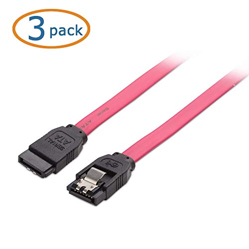 Cable Matters 3-Pack Cable SATA III 6.0 Gbps 18 pulgadas miniatura 7