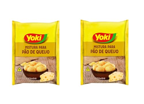 Cheese Bread Mix - Mistura para Pão de Queijo - Yoki - 8.80 oz (250g) - GLUTEN-FREE - (PACK OF 02)