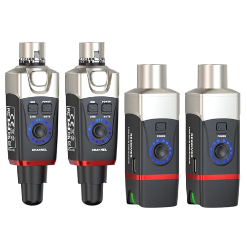 Xvive U35D Stereo XLR Plug-on Wireless Audio System (5.8GHz)