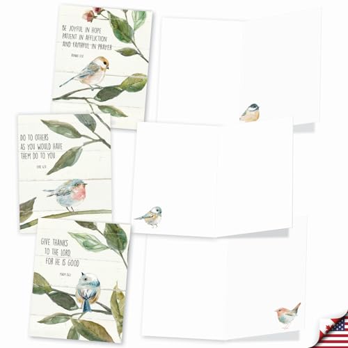 Cartes oiseaux toutes occasions : lot de 10 notes vierges pour ne plus manquer de mots