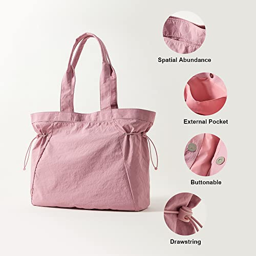 Image of VAKAER Tote Bag for Women, 18L Side Cinch Shopper Bag, Large Hobo Bag, Lightweight Shoulder Bags for Work, Workout, Travel