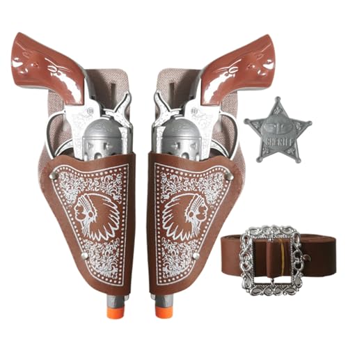 xowwyue Étui Western - Accessoire Cowboy Pistolet Déguisement Fête Western,Accessoires De Cosplay Halloween pour Femmes Et Hommes Shérif Collectionneurs Passionnés Cuisse Jeu De Rôle Événements