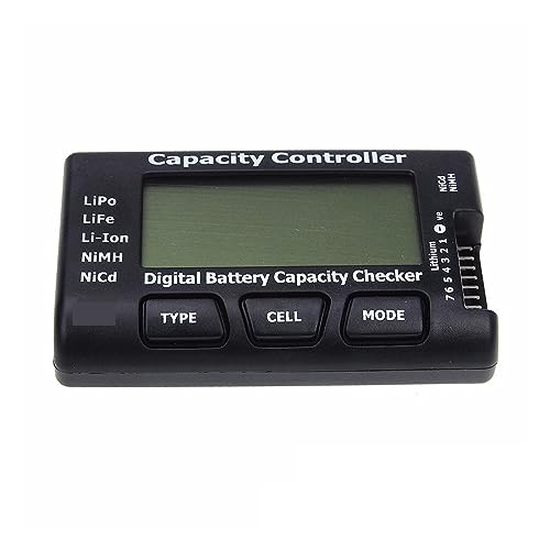 Détecteur de capacité de batterie LiPo Life Li-ION NiMH testeur tension