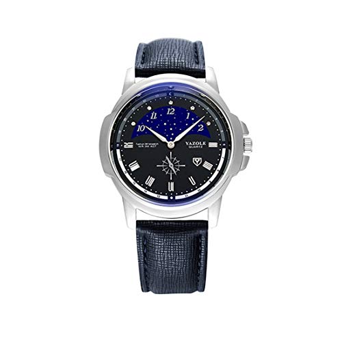 Montre unique hommes LULI montre-bracelet en cuir chic idée cadeau homme