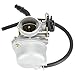 YOXUFA PZ19 Carburetor Carb Cable Choke Replacement for 50 70 90 110cc 125cc ATV Quad Taotao Kazuma Peace Sports Loncin Roketa Kayo Fox Baja SSR Pit Dirt Bike Go Kart Scooter Parts