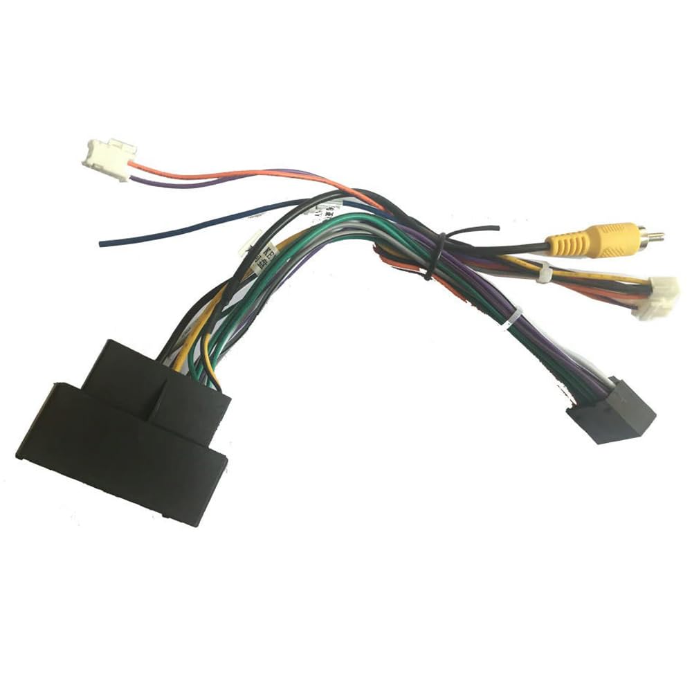 Oulesh Arnés Cableado para Citroen C4 C-Triomphe C-Quatre Elysee, para Peugeot, Arnés de cableado con Adaptador de Enchufe ISO Hembra para Radio de Coche