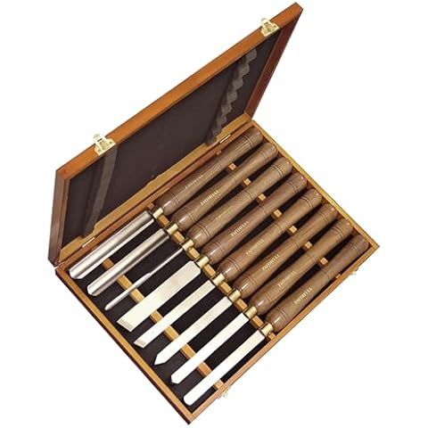 Faithfull HSS Turning Chisel Set in Box Cover