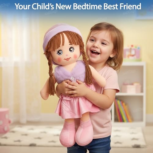 Image of Zest 4 Toyz Doll for Girls (44 cm) Big Size Doll | Soft Doll Toy Gift for Kids | Big Size Stuffed Toy for Kids & Toddlers | Birthday Gifts for Girls - Multicolor